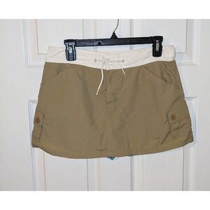 REI Skort Swim Skirt Cover-Up‎ Drawstring Waist Girls XL 14-16 Beige